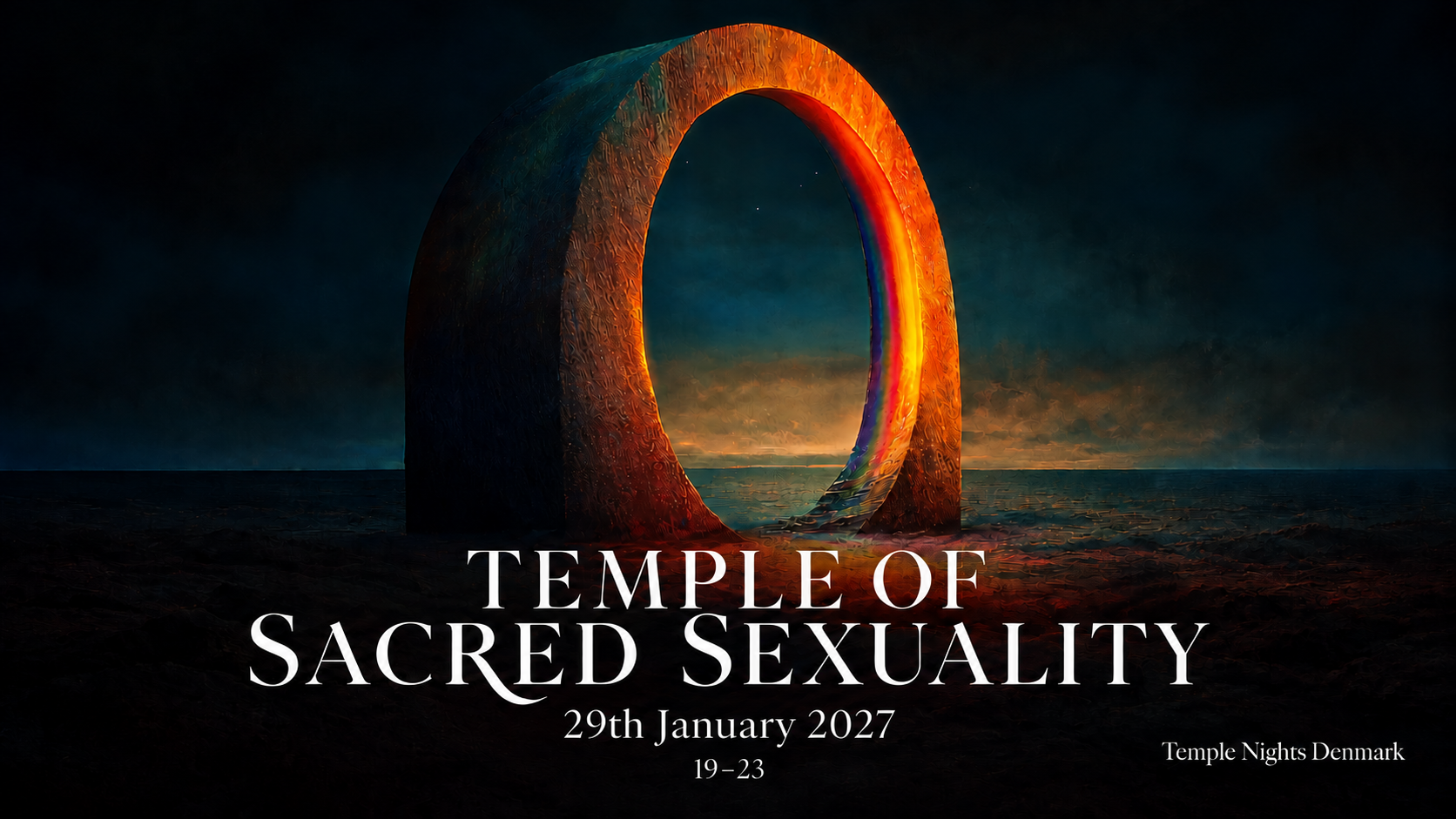 Temple of Sacred Sexuality — a glowing stone portal